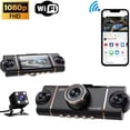 thumbnail image 6 of 4-Channel 360° Recording Dash Cam, 1080P Quad Camera with WiFi & Night Vision, Front Rear and Inside View for Full Vehicle Security, 64GB, 6 of 7