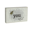 thumbnail image 3 of Poor Boy Woodworks Mini Wood Block Sign (Beautifull) Bee You Tiful, 3 of 23