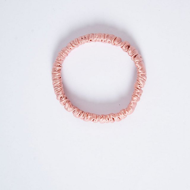 Anillo de pelo fino de seda con temperamento de seda morera Oxford, anillo elástico para el cabello, cinturón para el cuidado del cabello multicolor