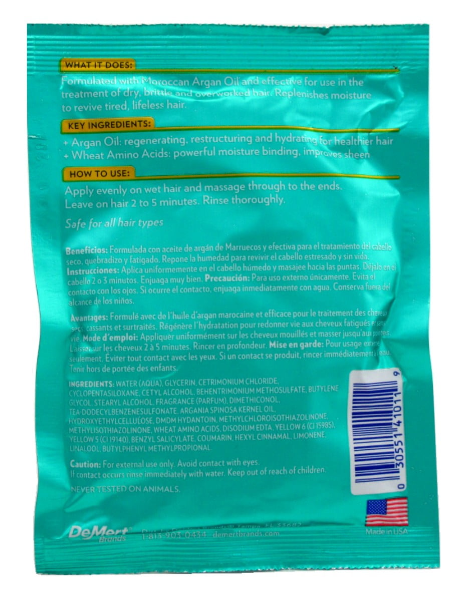 Hi-Pro Packette Moroccan Argan Oil Masque 1.75 Ounce (8 Pack)