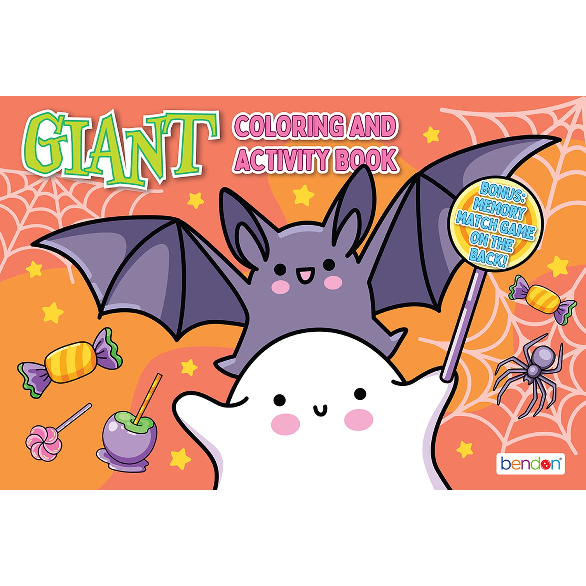 Halloween Ghost Giant Coloring & Activity Book, 24 Pages, 11" x 16"