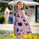 thumbnail image 5 of Fotbe Cute Halloween Vestido de Dormir para Niñas de 3 a 10 Años, Mangas Cortas, Estilo Princesa, Pijama Camisón con Mangas Voladas-Medium, 5 of 6