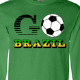 thumbnail image 4 of Inktastic Go, Brazil- Soccer, Football Long Sleeve T-Shirt, 4 of 5