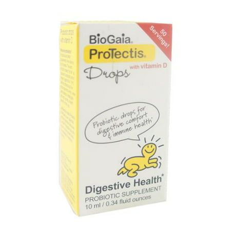 BioGaia PROTECTIS bébé gouttes avec la vitamine D3 0,34 oz (Pack de 6)