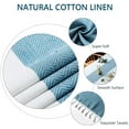 thumbnail image 3 of Tablecloth, Embroidered Table Cloth Cotton Linen Wrinkle Free Tablecloths Washable Dust-Proof Table Cover for Kitchen Dinning Party (Square, 55 x 55 Inch, Sky Blue), 3 of 7