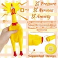 thumbnail image 3 of Large Rubber Chicken,Screaming Chicken Dog Toys,Yellow Rubber Squawking Chicken,Squeaky Chicken Toys,Prank Noise Maker Dog Toys 15 Inch, 3 of 6