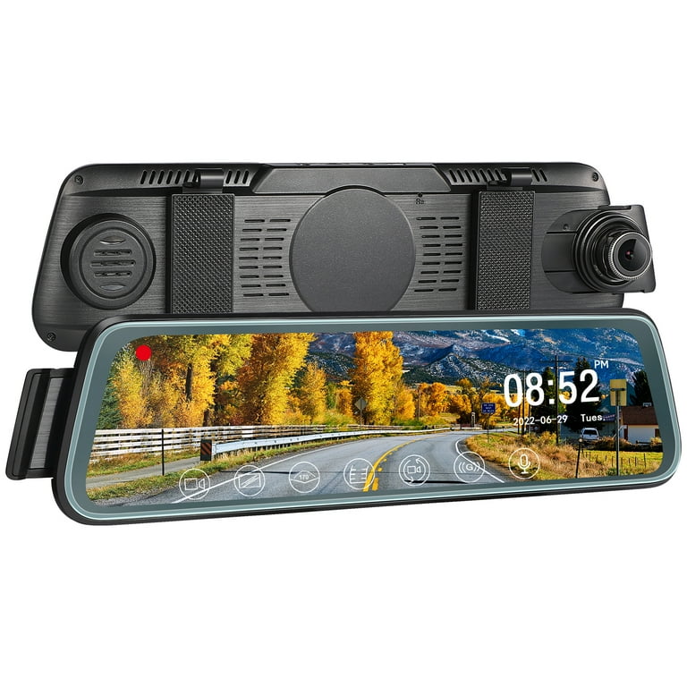 HGDO 10 Touch Screen Rear View Camera Mirror Dash Camera FHD 1080P Car DVR  Night Vision Dash Cam Auto Driving Recorder Dashcam - AliExpress