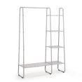 thumbnail image 2 of SunnyPoint Freestanding Clothes Metal Garment and Accessories, Organizer Closet Rack (OFF-WHITE), 2 of 4