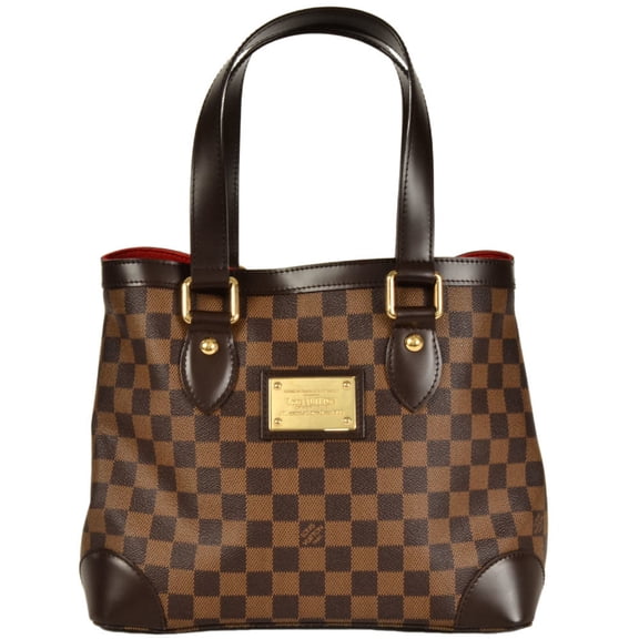 Pre-Owned Louis Vuitton Hampstead PM Handbag Damier Ebene N51205 Tote Bag (Good)