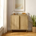 thumbnail image 2 of Art Leon 2 Drawer Console Table Rustic Buffet Cabinet Kitchen Table Pine Wood Finished, 2 of 7