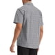 thumbnail image 3 of Camisas de vestir de cuadros de manga corta para hombres INSPIRE CHIC Edición XL Negra, 3 of 6