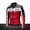 Red Leather Racing Suit for Men, variant on HOOMEUMY Mens Leather Racing Suit Stand Collar Jacket Zipper Design Casual Workout Long Sleeve Clothes Fashion 2025 Trendy Colorblocked Coat Red XXXXL