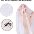 thumbnail image 4 of Mosquitera, Mosquitera Grande para Interiores y Exteriores, Mosquitera para Cama Doble, Mosquitera para Decorar la Habitación y Prevenir Insectos 200 x 200 x 180 cm, Blanco, 4 of 7