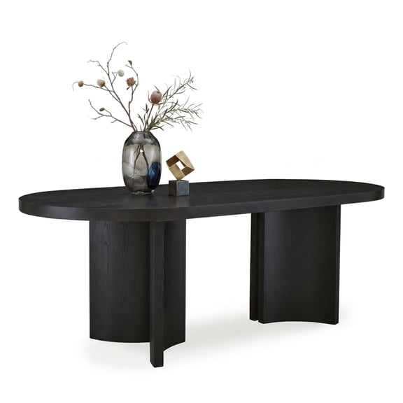 Signature Design by Ashley Rowanbeck Black Dining Table