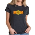thumbnail image 1 of Women's Premium Blend Word Art T-shirt - Mom Sunflower, 1 of 2