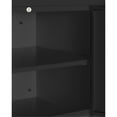thumbnail image 5 of 12" H x 18" W 2-door wall cabinet in black, 5 of 5