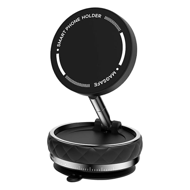 Magnetic Vacuum Car Phone Holder 360 Degree Rotation Foldable Car Phone Mount for All Phones