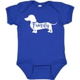 thumbnail image 3 of Inktastic Family Dog- Short Haired Dachshund Boys or Girls Baby Bodysuit, 3 of 5