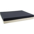 thumbnail image 2 of Roscoe Foam Wheelchair Cushion, 16" x 16" x 3", Navy/Gray, Washable, Lumbar Support for Seniors, 2 of 3