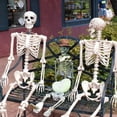 thumbnail image 4 of 40 CM/15.7 Inches Full Life Size Human Skeleton Halloween Decoration Horror Party Prop, 4 of 9