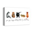 thumbnail image 2 of Creative Products Cat Lady 18x12 Canvas Wall Art, 2 of 5