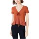 thumbnail image 1 of Blusa tipo Suéter bar III para Mujer Marrón X-Large, 1 of 2