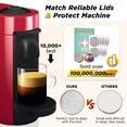 thumbnail image 6 of CAPMESSO Reusable Refillable Vertuo Pod Refill Kit Coffee Accessories with 100pcs Aluminum Foil Lids, 6 of 8