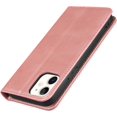 thumbnail image 5 of Designed for iPhone 12 Mini Wallet Case,Premium PU Leather Flip Folio Case with Card Slot,Stand Holder,Magnetic Closure TPU Shockproof Interior Protective Case for iPhone 12 Mini 5.4",Rose Gold, 5 of 14