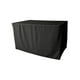 thumbnail image 1 of La Linen Mantel Ajustable De Popelina De Poliéster, 48 Pulgadas De Largo X 24 Pulgadas De Ancho X 30 Pulgadas De Alto, Negro, 1 of 1