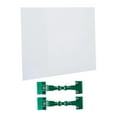 thumbnail image 3 of KLKCMS Clay Screen for Pottery Tool Antisplash DIY Splash Protection Pottery Shield green clips, 3 of 7
