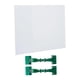 thumbnail image 3 of Pantalla de arcilla para protección de herramientas de cerámica, antiángulo ajustable para torno de cerámica clips verdes, 3 of 7
