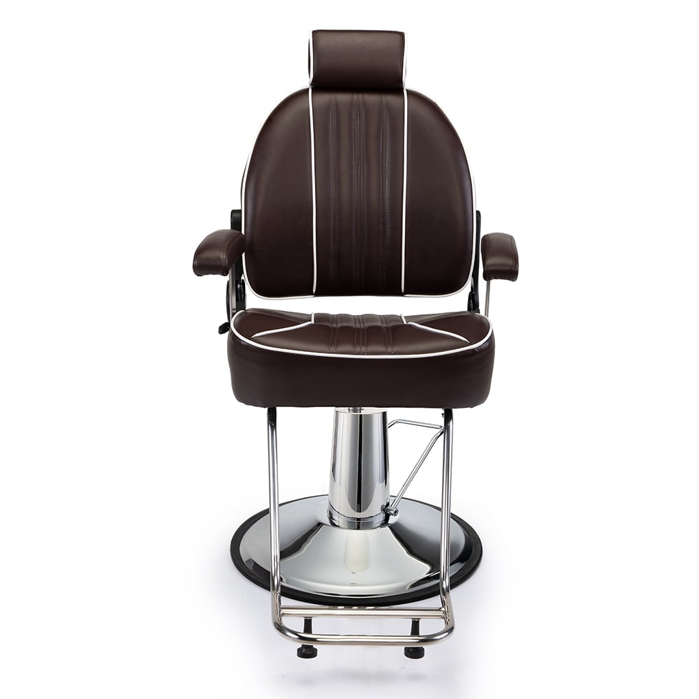 Kepooman Artist Barber Chair, Salon Chair with Headrest Hair Stylist Tattoo Chair Shampoo Salon Equipment, Brown Kepooman Artist Barber Chair, Salon Chair with Headrest Hair Stylist Tattoo Chair Shampoo Salon Equipment, Brown