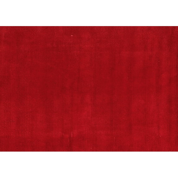 Ahgly Company Indoor Rectangle Abstract Red Modern Area Rugs, 8' x 10'