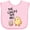 AD-Pink, variant on Inktastic The Chicks Dig Me Easter Baby Chick with Basket and Eggs Boys or Girls Baby Bib