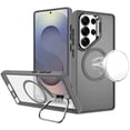 thumbnail image 2 of XPM for Samsung Galaxy S26 Ultra Phone Case, Heavy Duty Metallic Hybrid Tough TPU with Camera Ring Stand, MagSafe Compatible, Rugged Drop Protection Cover for Galaxy S26 Ultra (Gray), 2 of 9