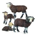 thumbnail image 1 of 4 Pcs Simulation Sheep Model Toys Static Solid Animal Models Ideal For Landscape Scenes And Home Decorations, 1 of 8