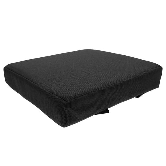 HONMEET Black Square Seat Cushion with Thick Foam Padding for Patio Bench, Dining Chair, Outdoor and Indoor Comfort