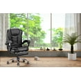 thumbnail image 6 of Ergonomic Executive Office Swivel Chair, Gaming Chair, Computer Chair, high Back, Adjustable Height and Angle, Black, 6 of 8