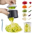 thumbnail image 3 of ONCE FOR ALL Vegetable Spiralizer Zucchini Noodle Maker Spiral Cutter, 3 of 9