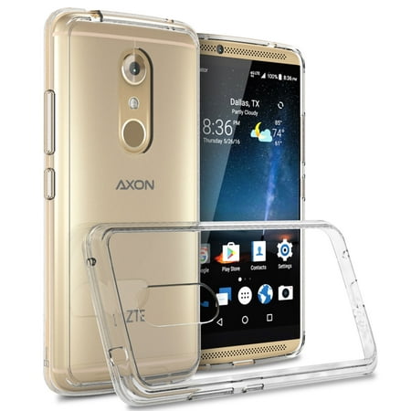 CoverON ZTE Axon 7 Case, ClearGuard Series Clear Hard Phone
