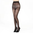 thumbnail image 4 of Lolmot Women's Nylon Mesh Netting Ultra Thin Tights Pants Sexy Silk Stockings Sheer Pantyhose, 4 of 5