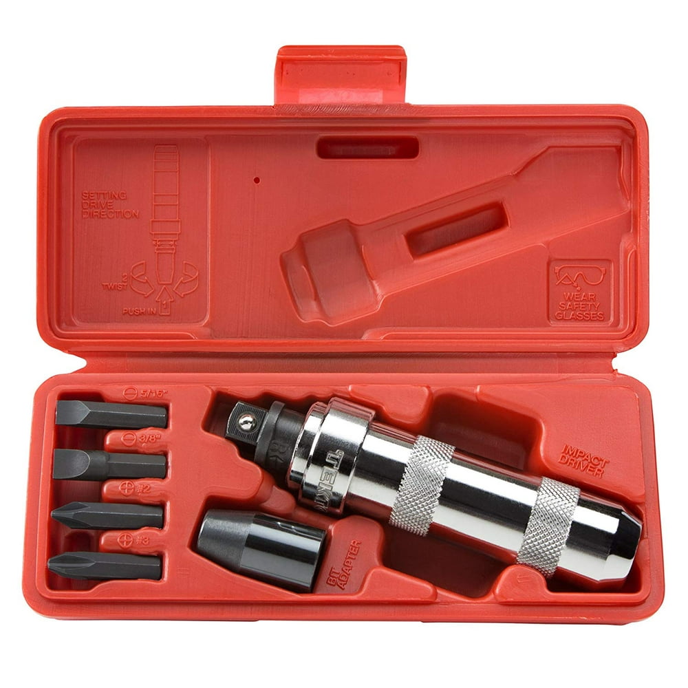 2910 1/2Inch Drive Manual Hand Impact Driver Set, 7Piece, Instant