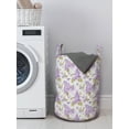 thumbnail image 3 of Mauve Laundry Bag, Retro Style Floral Petals Love Natural Beauty Nostalgic Soft Plants Artwork, Hamper Basket with Handles Drawstring Closure for Laundromats, 13" x 19", Violet Purple, by Ambesonne, 3 of 4