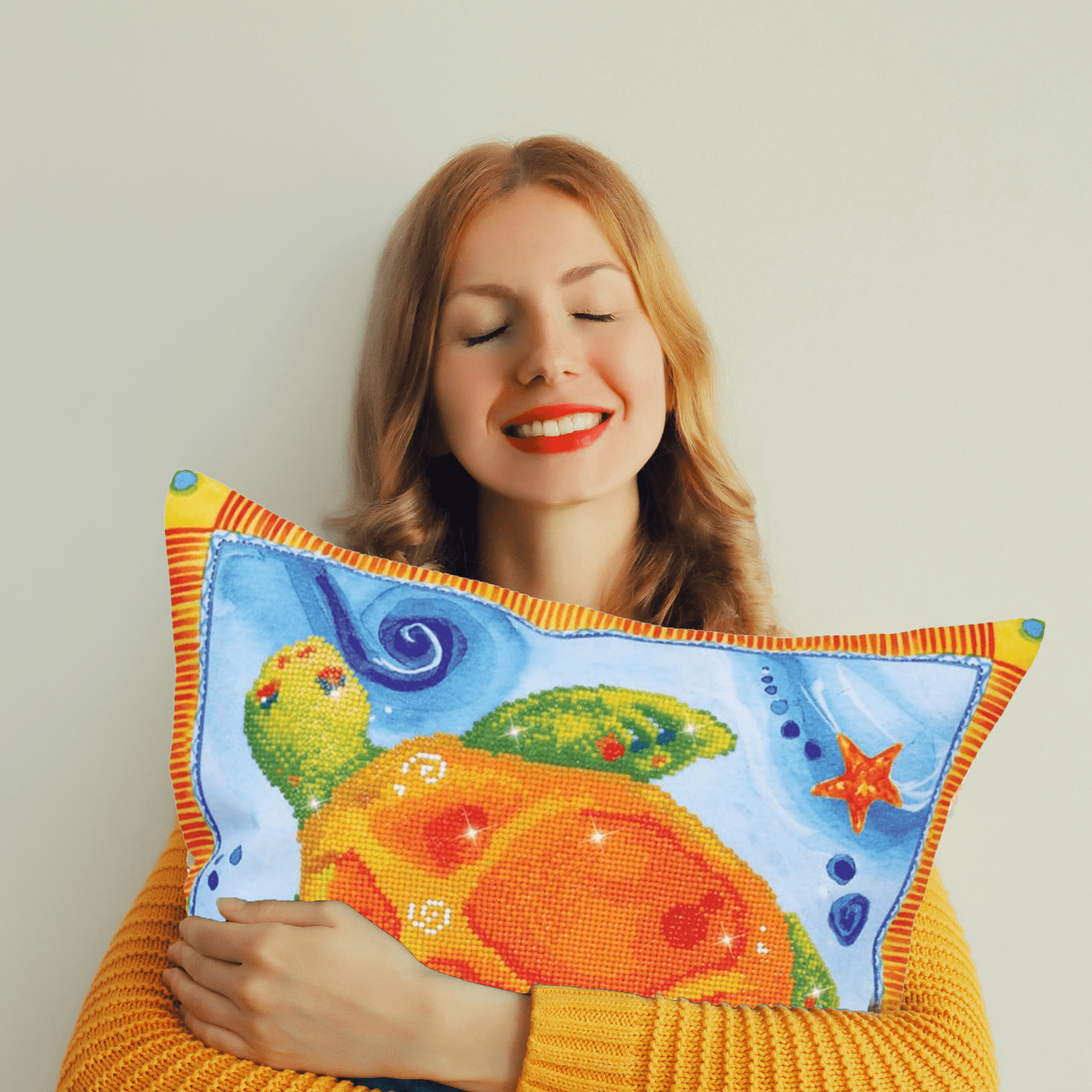 Diamond Dotz Turtle Journey Animal Diamond Painting Kits for Adults - Diamond Art Kits a Relaxing Creative Craft Kit with Dotz Gems 17.7"x17.7"