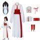 thumbnail image 2 of Mantel Kostum Anime Jigoku Raku Cosplay Yamada Asaemon Sagiri Gaun Kimono Bulu Seragam Tenun dengan Wig Ekor Kuda, 2 of 4