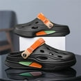thumbnail image 4 of Mens Casual Sandals Breathable Mesh Walking Mules Sneakers Open Back Slip On Shoes Quick-Dry Slippers, 4 of 10