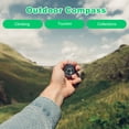 thumbnail image 3 of UPGRATOR 2Set Detachable Compass Waterproof Black Compass for Hiking, 3 of 4