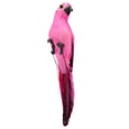 thumbnail image 5 of Yucurem Foam Feather Artificial Parrot Imitation Bird Model Ornament (Rose Red), 5 of 9