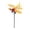 Yellow, variant on Soovim Red Windmill Garden Stake, Metal Wind Spinner Outdoor Yard Decor, Kinetic Pinwheel Lawn Ornament, Weatherproof Wind Catcher for Patio Garden