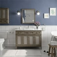 thumbnail image 2 of Nicole Curtis Northville 48" Vanity in Rustic Taupe Oak with Pure White Top, 2 of 17